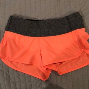 Lululemon speed shorts